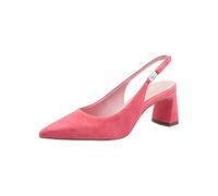 Tamaris Damen Sling Pump mit Blockabsatz Leder, pink, 39 EU