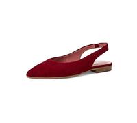 Tamaris Damen Sling Pump mit Blockabsatz Leder, rot, 38 EU