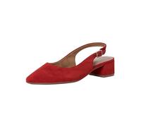 Tamaris Damen Sling Pump mit Blockabsatz Leder, rot, 41 EU