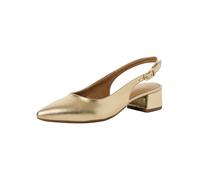 Tamaris Damen Sling Pump mit Blockabsatz, metallic, 37 EU