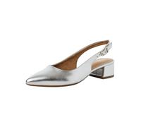 Tamaris Damen Sling Pump mit Blockabsatz, metallic, 40 EU