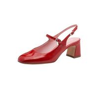 Tamaris Damen Sling Pump mit Blockabsatz, rot, 38 EU