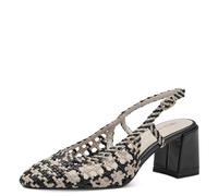 Tamaris Damen Sling Vegan Blockabsatz; Black Comb/schwarz; 41