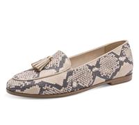 Slipper TAMARIS "Tamaris Slipper Leder", Herren, Gr. 37, beige, schwarz, Leder, Schuhe Slipper (35831042-37) beige, schwarz