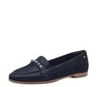 Tamaris Damen Klassische Ballerinas, Frauen Flats,Comfort Lining,TOUCHit-Fußbett,Slip-ons,klassisch elegant,Ballerinen,Navy Pearl,38 EU