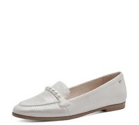 Tamaris Ballerinas Klassisch Damen – TOUCHit-Fußbett, Comfort Lining – Silber 38