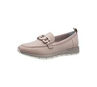 Tamaris Damen Slipper, Frauen Slip On,Wechselfußbett,Schlupfschuhe,schluepfschuhe,Loafer,College Schuhe,Businessschuhe,Rose NUBUC,40 EU
