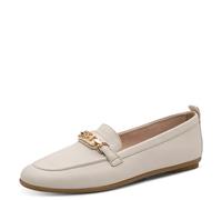 Tamaris Damen Slipper, Frauen Slipper, Mokassins,Pepper,Pflege-leicht,qualitaet,robust,stabil,trage-Komfort,Trend,weich,weit,rot,Ivory,36 EU
