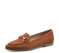 Tamaris Damen Slipper, Frauen Slipper, Mokassins,Slip-ons,Freizeitschuhe,modisch,wortmann,sportlich,feminin,Heart and Sole,braun,Cognac,36 EU