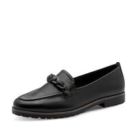 Tamaris Damen Slipper, Frauen Slip On,TOUCHit-Fußbett,Businessschuhe,Anzugschuhe,elegant,Office,büro,Freizeit,Slipper,Black Leather,41 EU
