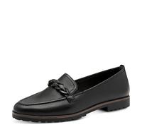 Damen-Slipper BLACK LEATHER - Gr. - 38