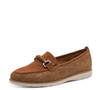 Tamaris Damen Slipper, Frauen Slipper, Mokassins,TOUCHit-Fußbett,nut,Taupe,weiblich,Lady,Ladies,Women's,Woman,Slipper,Slides,Cognac,39 EU