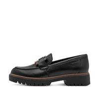 Tamaris Damen Slipper 1-24722-43 003 schwarz Leder Größe 40
