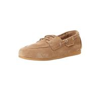 Tamaris Schnürer Damen sportlich Leder flach Beige EU 36