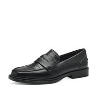 Tamaris Damen Slipper Leder; Black Croco/schwarz; 41 EU