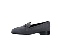 Tamaris Damen Slipper Leder Blockabsatz bequem; Grey, EU 36