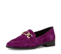 Tamaris Damen Slipper Leder Blockabsatz; Purple/lila; 36 EU