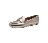 Tamaris Damen Slipper Leder, metallic, 39 EU