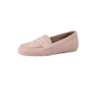 Tamaris Damen Loafer flach Leder, rosa, 41 EU