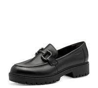 Damen-Slipper BLACK LEATHER - Gr. - 36