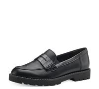 Tamaris Slipper Damen 35761212-37 – dezente Krokoprägung, schmale Form, vegan – Schwarz Gr. 37