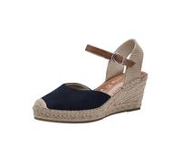 Tamaris Damen Slipper Textil, blau, 39 EU