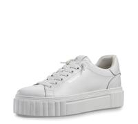 Tamaris Damen Sneaker bequem; White, EU 36