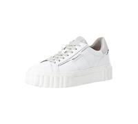 Tamaris Damen Sneaker bequem; White Leather, EU 41