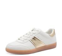 Tamaris Damen Sneaker flach weiß 39