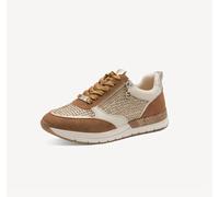 Tamaris Damen Sneaker Halbschuh braun beige 38