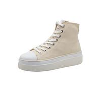 Tamaris Damenstiefel Da.-Stiefel Textil, vegan Elfenbein/Beige Größe 41