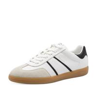 Tamaris Damen Sneaker Leder | 1-23624-43 - Schnürung, herausnehmbares Fußbett, flache Sohle