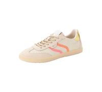 Sneaker TAMARIS, Herren, Gr. 36, natur kombiniert, Leder, Lederimitat, Textil, kontrastfarbene Details, Schuhe Sneaker, Freizeitschuh, Halbschuh, Schnürschuh im modischen Retro-Look (26212842-36) natu