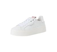 Tamaris Damen Sneaker Leder, weiß, 41 EU