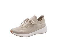Tamaris Damen Sneaker Low, beige, 37 EU