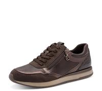 Tamaris Damen Sneaker Low flach, braun (Mocca Comb),40