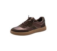 Slip-On Sneaker TAMARIS, Damen, Gr. 41, dunkelbraun, Lederimitat, metallic, Schuhe, Halbschuh, Freizeitschuh, Sneaker in veganer Verarbeitung (38287868-41) dunkelbraun
