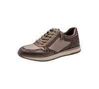 Tamaris Damen Sneaker Low flach, braun (Taupe Glam),39
