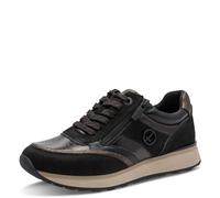 Tamaris Damen Sneaker Low flach, schwarz (Black Comb),42