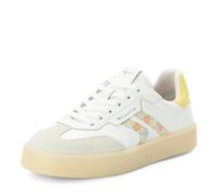 Tamaris Damen Sneaker Low flach, weiß (White Comb), 39