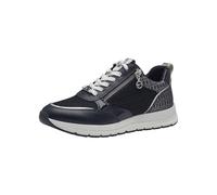 Tamaris Damen-Sneaker 1-23732-41 Low Imitation Nappa Vegan Navy/Blau Größe 37 EU