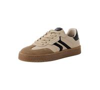 Tamaris Damen Sneaker Low Leder, beige, 39 EU