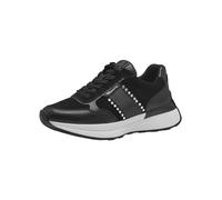 Tamaris Damen Sneaker Low Leder; Black/schwarz; 36 EU