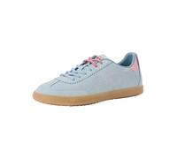 Sneaker TAMARIS, Damen, Gr. 39, hellblau, Lederimitat, Veloursleder, unifarben mit Farbeinsatz, Schuhe Sneaker, Schnürschuh, Halbschuh, Freizeitschuh mit gepolstertem Schaftrand (53214164-39) hellblau