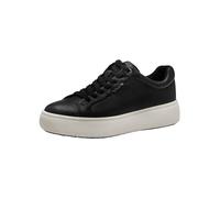 Tamaris Damen Sneaker Low Leder, schwarz, 36 EU