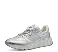 Tamaris Damen Sneaker Low Leder; Silver/metallic; 41 EU
