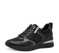 Tamaris Damen Sneaker Low, schwarz, 42 EU