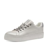 Tamaris Damen-Schnürer WHITE PEARL Weiß Gr. 37