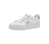 Tamaris Damen Sneaker Leder, weiß, 39 EU