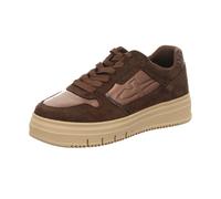 Tamaris Damen-Sneaker Mokka-Braun-Beige 41